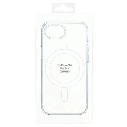 For iPhone 16e Case Compatible with MagSafe TPU + Acrylic Clear Phone Cover