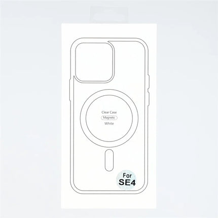 For iPhone 16e Case Compatible with MagSafe TPU + Acrylic Matte Phone Cover