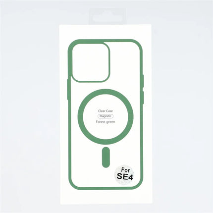 For iPhone 16e Case Compatible with MagSafe TPU + Acrylic Matte Phone Cover