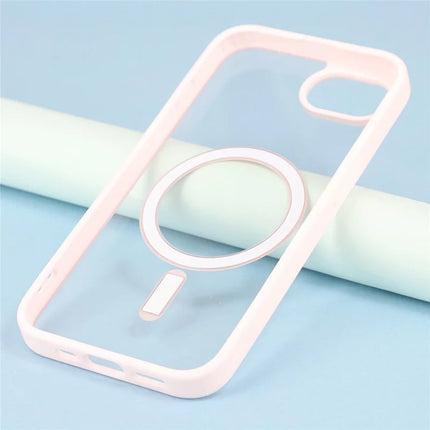 For iPhone 16e Case Compatible with MagSafe TPU + Acrylic Matte Phone Cover