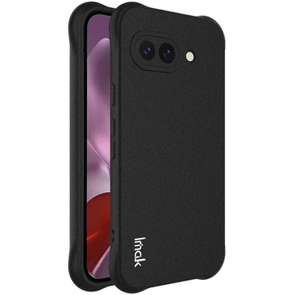 IMAK For Google Pixel 9a Case TPU Phone Cover Airbag Shockproof Protection - Black