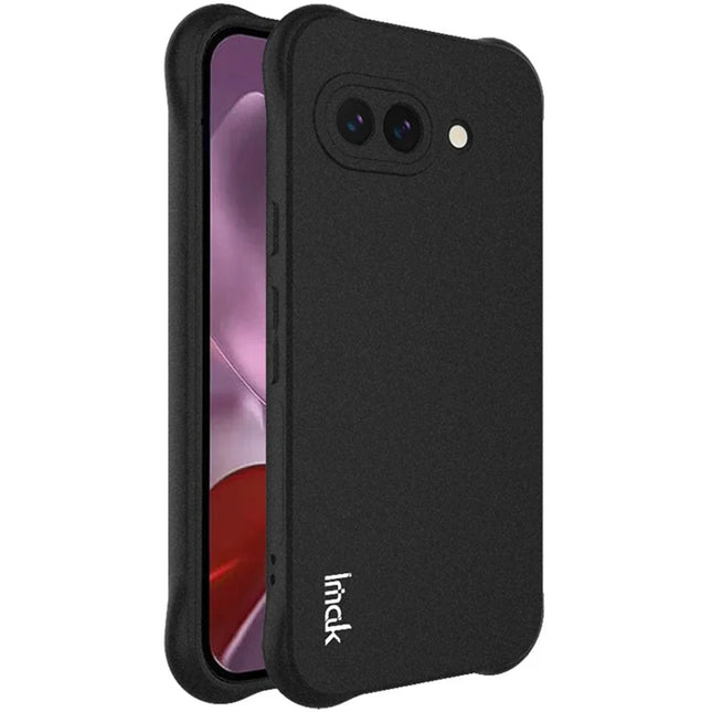 IMAK For Google Pixel 9a Case TPU Phone Cover Airbag Shockproof Protection - Black