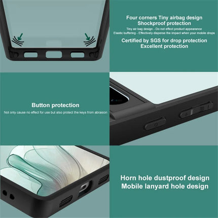 IMAK UX-9A Series for Google Pixel 9a Clear Case TPU PC Phone Cover Reinforced Corners