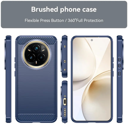 For Realme 14 Pro+ 5G Case Protective Phone Cover Carbon Fiber Texture Brushed