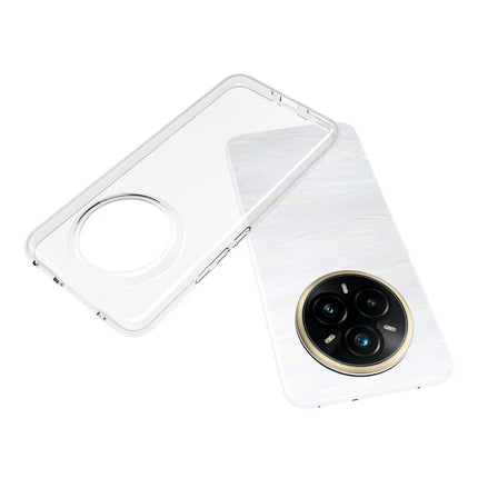 For Realme 14 Pro+ 5G Slim Clear Phone Case Watermark Resistant TPU Back Cover