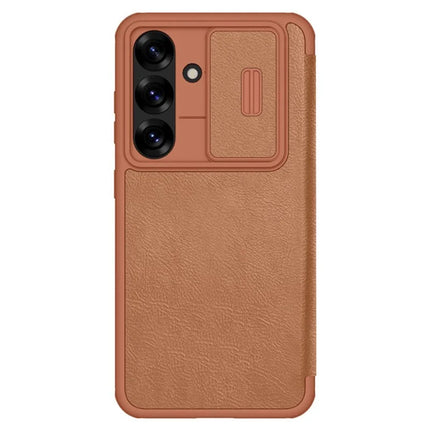 NILLKIN Qin Pro Series for Samsung Galaxy A56 5G Case with Card Slots Leather Phone Cover