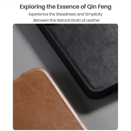 NILLKIN Qin Pro Series for Samsung Galaxy A56 5G Case with Card Slots Leather Phone Cover