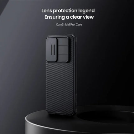 NILLKIN Camshield Pro Series for Samsung Galaxy A56 5G Case PC + TPU Slide Camera Lid Phone Cover