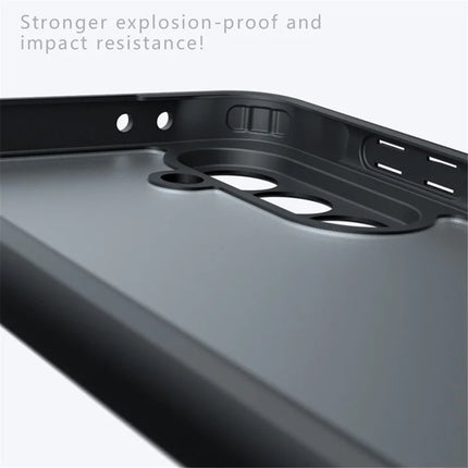 For Samsung Galaxy A56 5G Case TPU+PC Shockproof Clear Phone Cover
