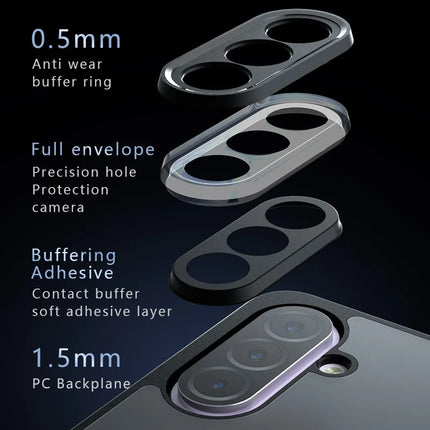 For Samsung Galaxy A56 5G Case TPU+PC Shockproof Clear Phone Cover