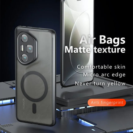 For Honor 300 / 300 Ultra Case Compatible with MagSafe TPU+PC Matte Phone Cover