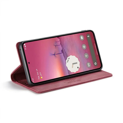 For Google Pixel 9 Pro / Google Pixel 9 Wallet Case AUTSPACE A01 Leather Stand Cover with RFID Blocking Card Holder