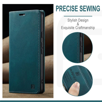 For Google Pixel 9 Pro XL Wallet Case AUTSPACE A01 Leather Stand Cover with RFID Blocking Card Holder