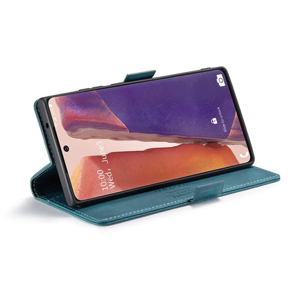 For Samsung Galaxy Note20 Wallet Case AUTSPACE A01 Leather Stand Cover with RFID Blocking Card Holder