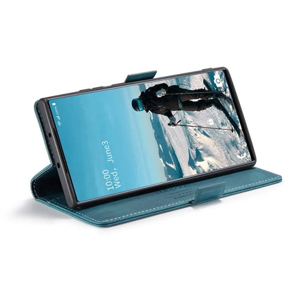 For Samsung Galaxy Note 10 Plus 4G Wallet Case AUTSPACE A01 Leather Stand Cover with RFID Blocking Card Holder