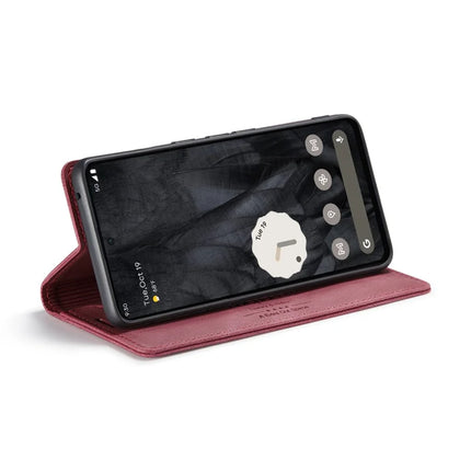 For Google Pixel 8 Pro Wallet Case AUTSPACE A01 Leather Stand Cover with RFID Blocking Card Holder