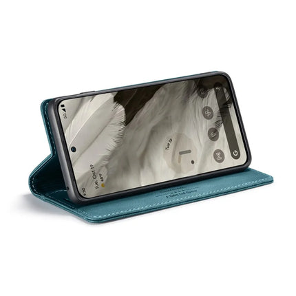 For Google Pixel 8 Wallet Case AUTSPACE A01 Leather Stand Cover with RFID Blocking Card Holder