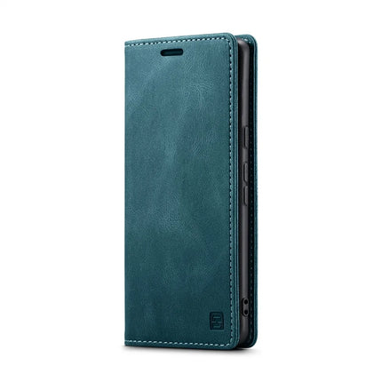 For Google Pixel 7a Wallet Case AUTSPACE A01 Leather Stand Cover with RFID Blocking Card Holder
