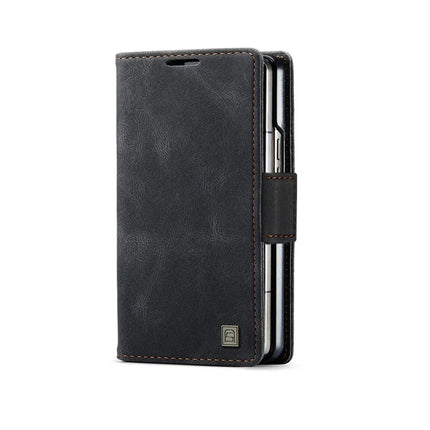 For Google Pixel Fold Wallet Case AUTSPACE A01 Leather Stand Cover with RFID Blocking Card Holder