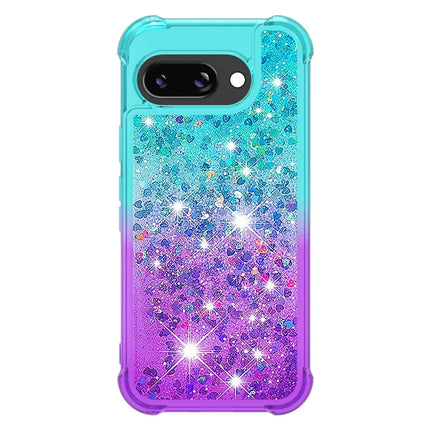 For Google Pixel 9a TPU Case Gradient Quicksand Phone Back Cover