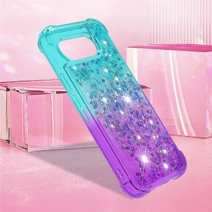 For Google Pixel 9a TPU Case Gradient Quicksand Phone Back Cover