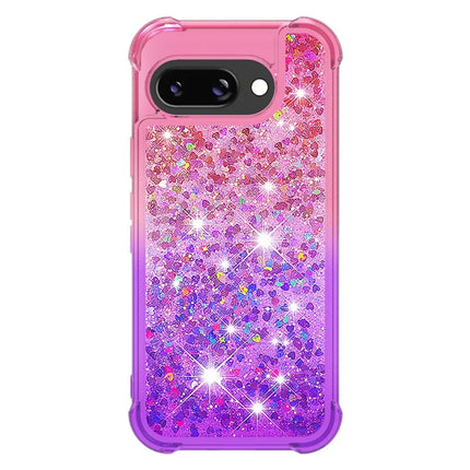 For Google Pixel 9a TPU Case Gradient Quicksand Phone Back Cover