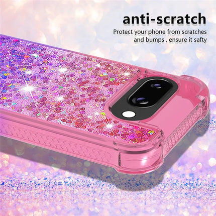 For Google Pixel 9a TPU Case Gradient Quicksand Phone Back Cover