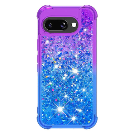 For Google Pixel 9a TPU Case Gradient Quicksand Phone Back Cover