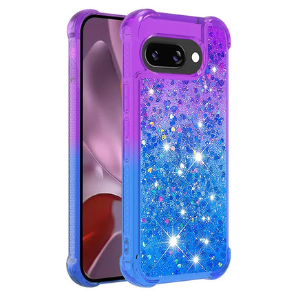 For Google Pixel 9a TPU Case Gradient Quicksand Phone Back Cover