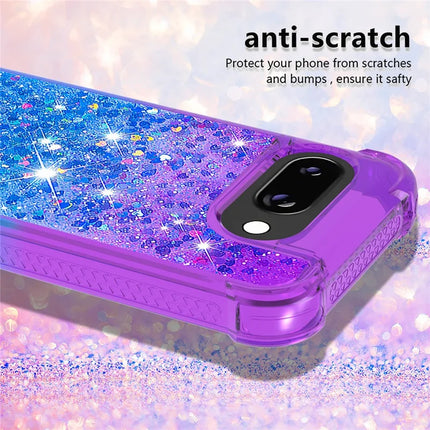 For Google Pixel 9a TPU Case Gradient Quicksand Phone Back Cover