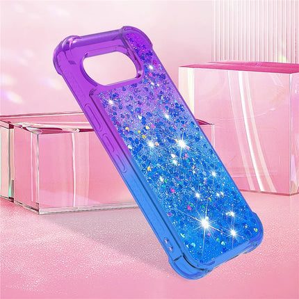 For Google Pixel 9a TPU Case Gradient Quicksand Phone Back Cover