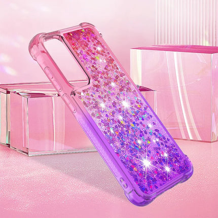 For Samsung Galaxy A36 5G TPU Case Gradient Quicksand Phone Back Cover