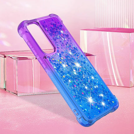 For Samsung Galaxy A36 5G TPU Case Gradient Quicksand Phone Back Cover