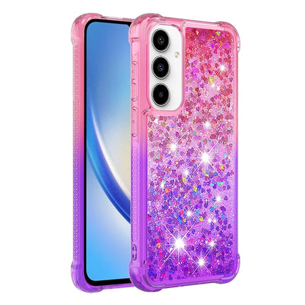For Samsung Galaxy A56 5G TPU Case Gradient Quicksand Phone Back Cover