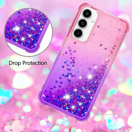 For Samsung Galaxy A56 5G TPU Case Gradient Quicksand Phone Back Cover