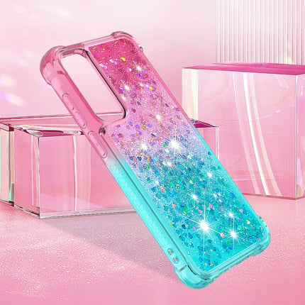 For Samsung Galaxy A56 5G TPU Case Gradient Quicksand Phone Back Cover