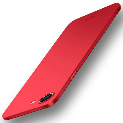 For iPhone 16e Phone Case MOFI Shield Matte Series Ultra Slim PC Protective Cover - Red