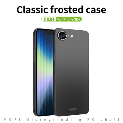 For iPhone 16e Phone Case MOFI Shield Matte Series Ultra Slim PC Protective Cover