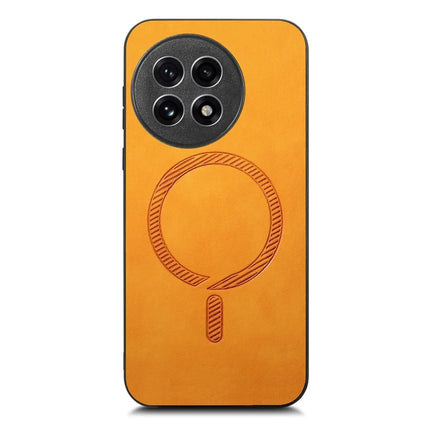 For OnePlus Ace 5 Pro 5G / OnePlus Ace 5 5G Leather Back Case Compatible with MagSafe Skin-touch Phone Cover