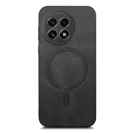 For OnePlus Ace 5 Pro 5G / OnePlus Ace 5 5G Leather Back Case Compatible with MagSafe Skin-touch Phone Cover