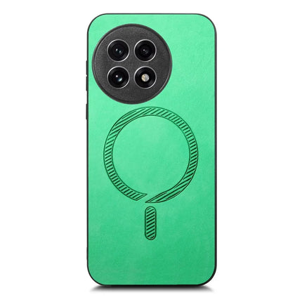 For OnePlus Ace 5 Pro 5G / OnePlus Ace 5 5G Leather Back Case Compatible with MagSafe Skin-touch Phone Cover