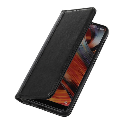 For iPhone 16e Stand Case Split Leather Litchi Texture Wallet Phone Cover