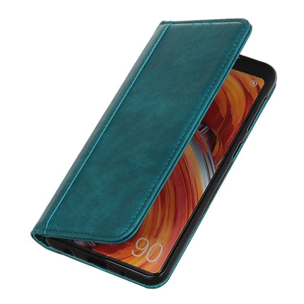 For iPhone 16e Stand Case Split Leather Litchi Texture Wallet Phone Cover