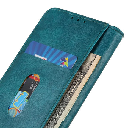 For iPhone 16e Stand Case Split Leather Litchi Texture Wallet Phone Cover