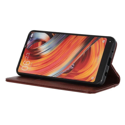 For iPhone 16e Stand Case Split Leather Litchi Texture Wallet Phone Cover