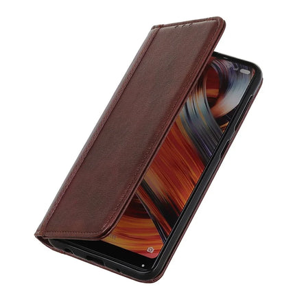 For iPhone 16e Stand Case Split Leather Litchi Texture Wallet Phone Cover