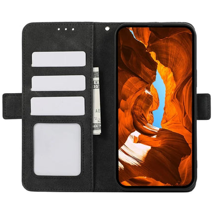 ABEEL For iPhone 16e Case PU Leather Folio Stand View RFID Blocking Phone Cover
