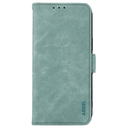 ABEEL For iPhone 16e Case PU Leather Folio Stand View RFID Blocking Phone Cover