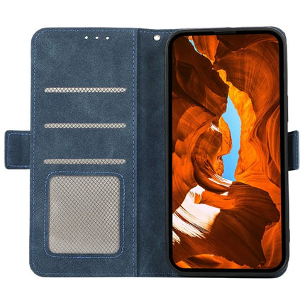 ABEEL For iPhone 16e Case PU Leather Folio Stand View RFID Blocking Phone Cover
