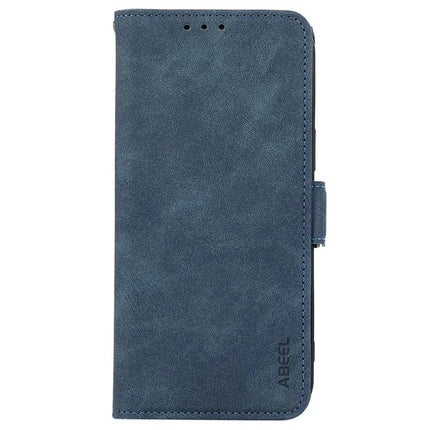 ABEEL For iPhone 16e Case PU Leather Folio Stand View RFID Blocking Phone Cover